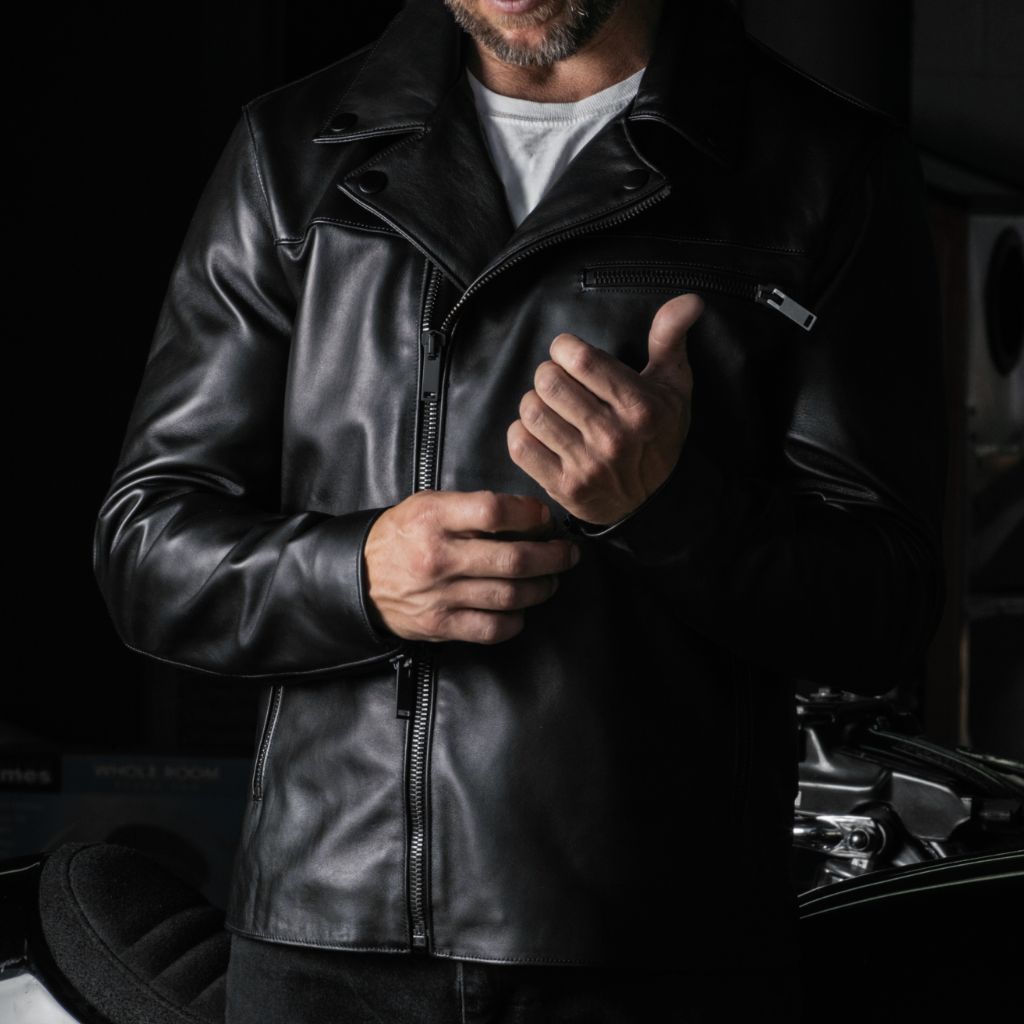 Men's Motorcycle Jacket | Black