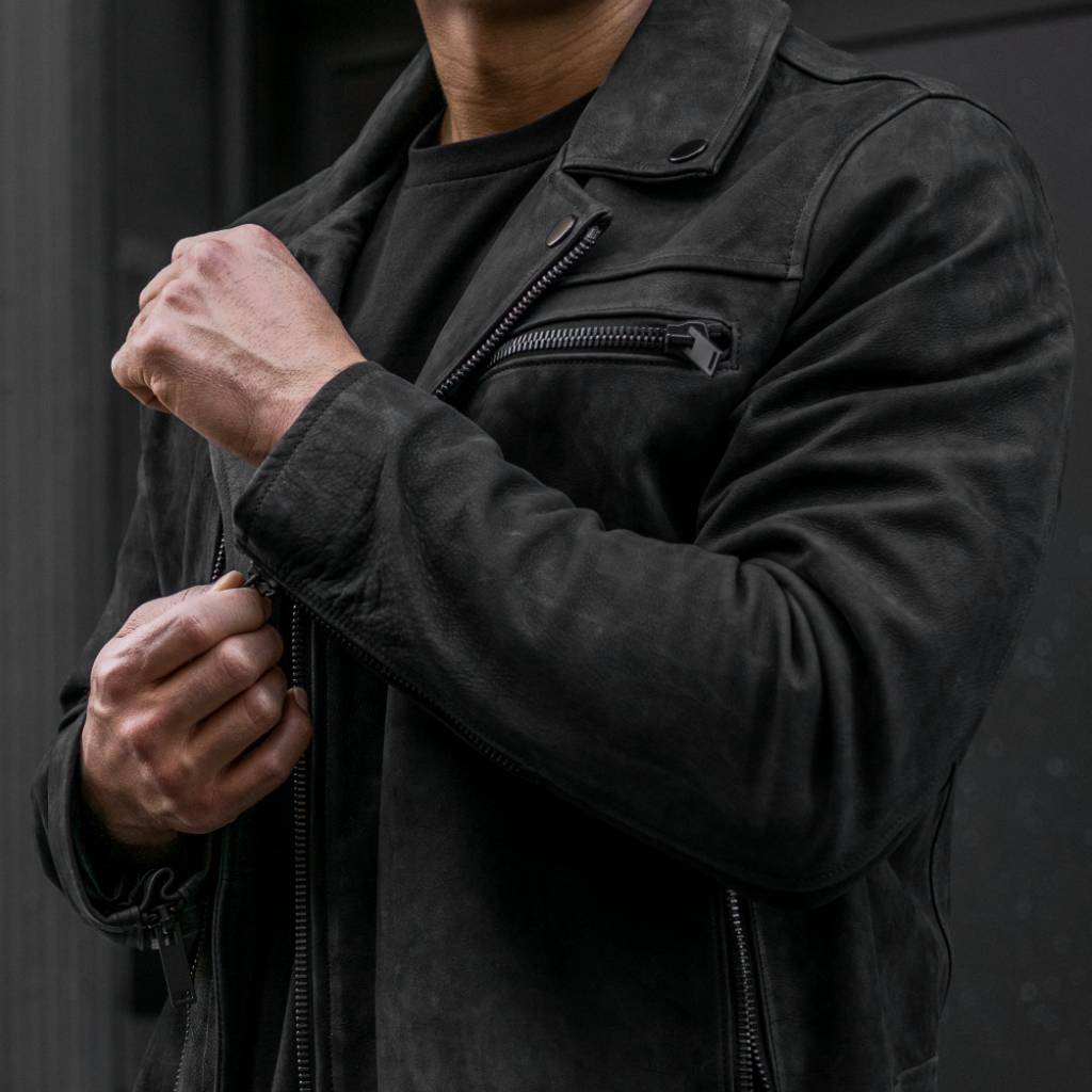 Men's Motorcycle Jacket | Black Matte
