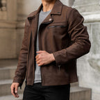 Men's Motorcycle Jacket | Tobacco