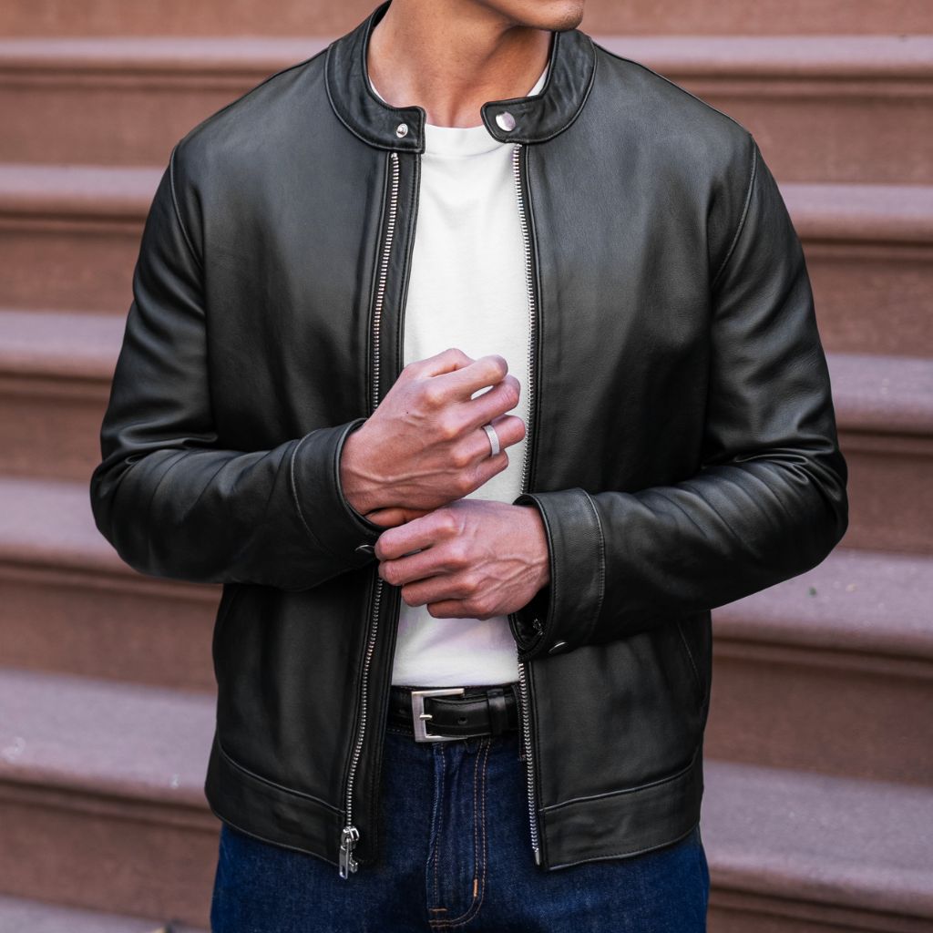 Men's Racer Jacket | Black