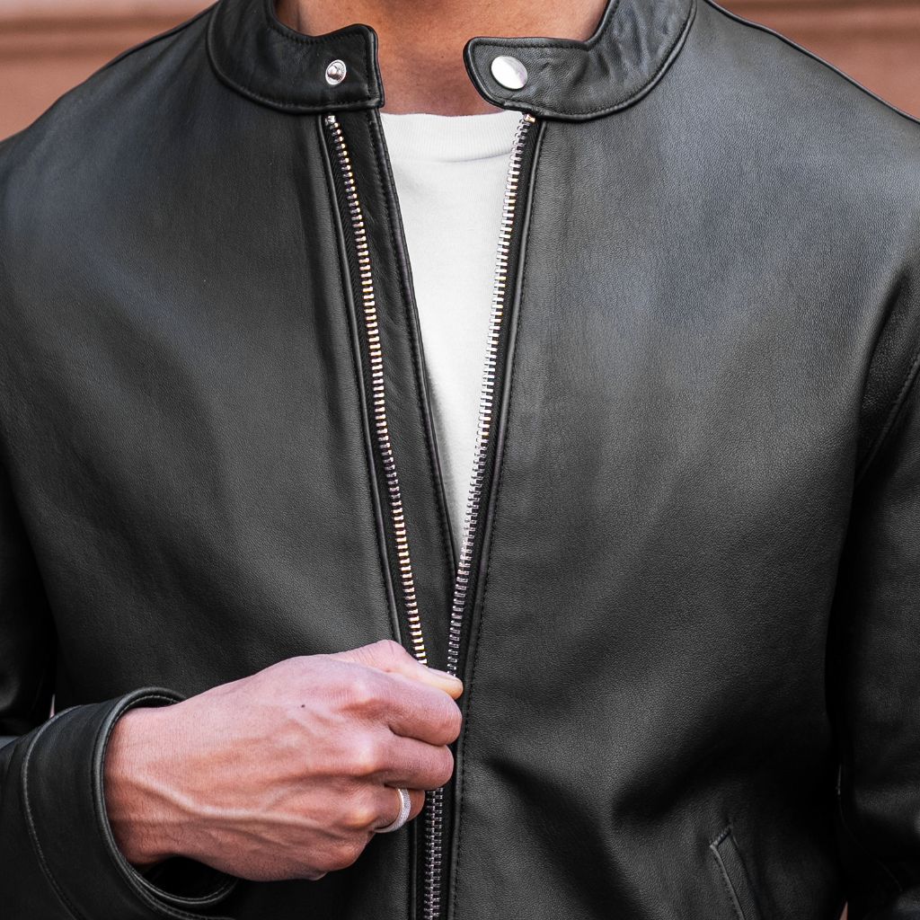 Men's Racer Jacket | Black