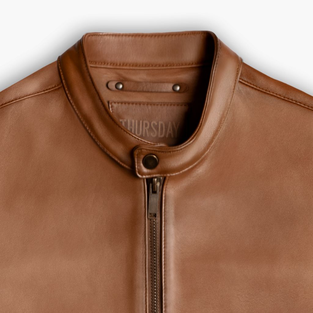Men's Racer Jacket | Toffee