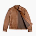 Men's Racer Jacket | Toffee