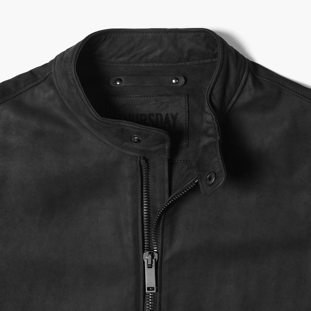 Men's Racer Jacket | Black Matte