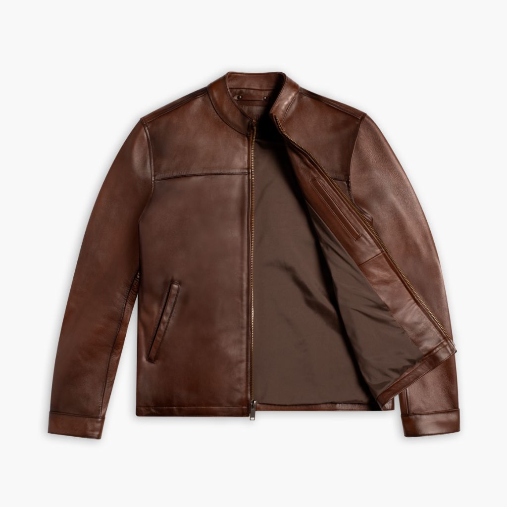 Men's Rider Jacket | Rich Mahogany