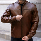 Men's Rider Jacket | Rich Mahogany