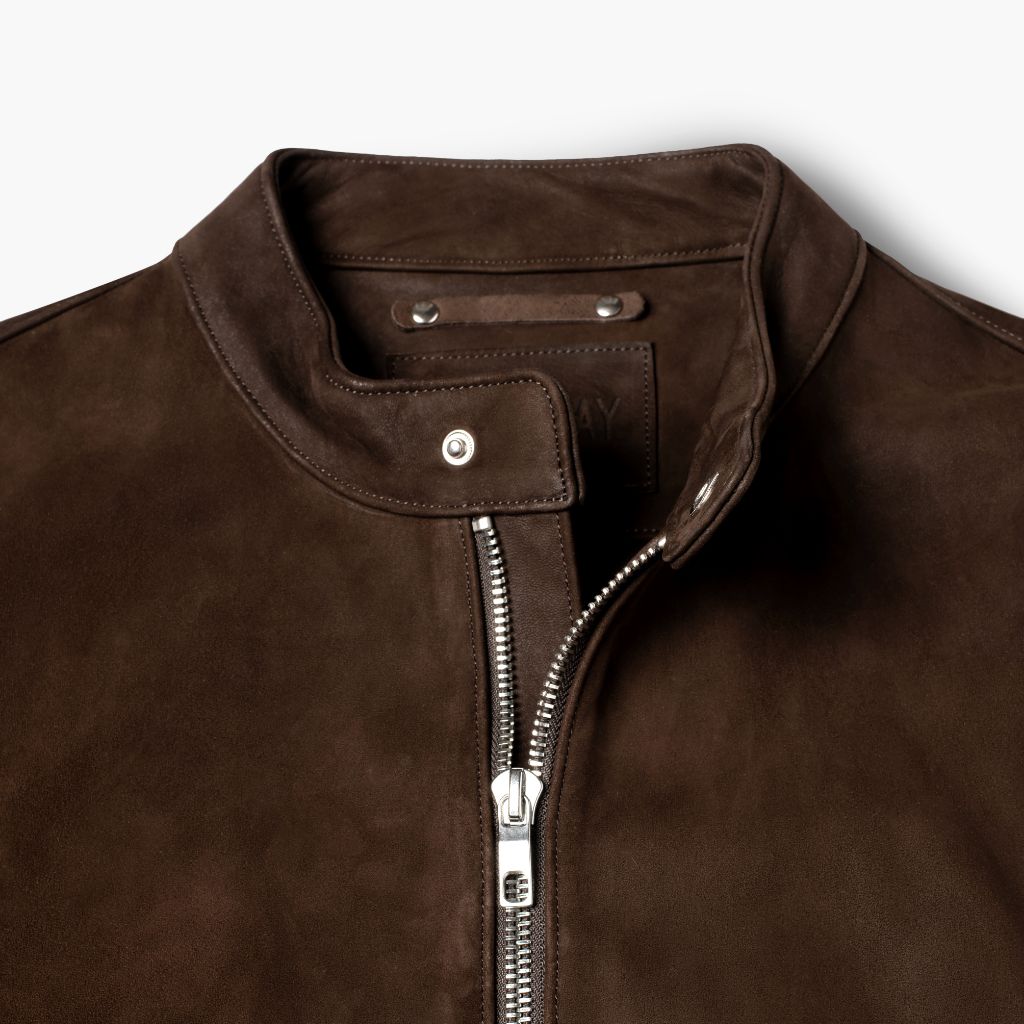 Men's Racer Jacket | Tobacco (Nickel Hardware)