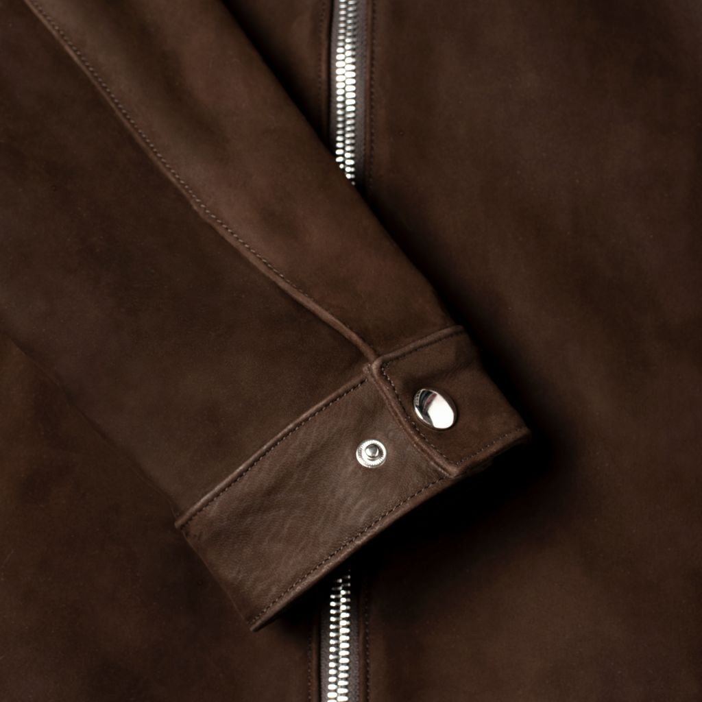 Men's Racer Jacket | Tobacco (Nickel Hardware)