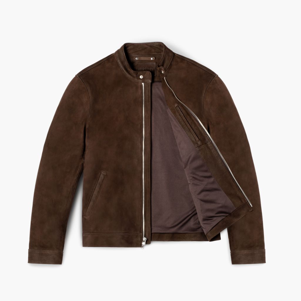 Men's Racer Jacket | Tobacco (Nickel Hardware)