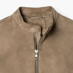 Men's Racer Jacket | Taupe