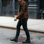 Men's Racer Jacket | Tobacco (Nickel Hardware)