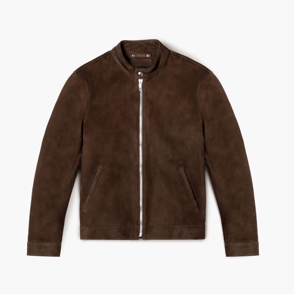 Men's Racer Jacket | Tobacco (Nickel Hardware)