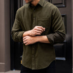 Men's Solid Shirt | Olive