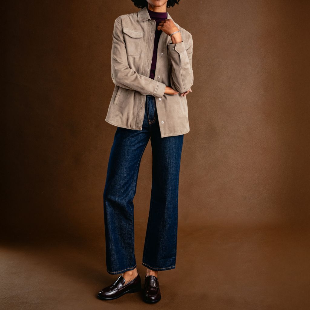 Women's Dakota Shirt Jacket | Taupe