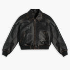 Women's Major League Jacket | Black Mocha