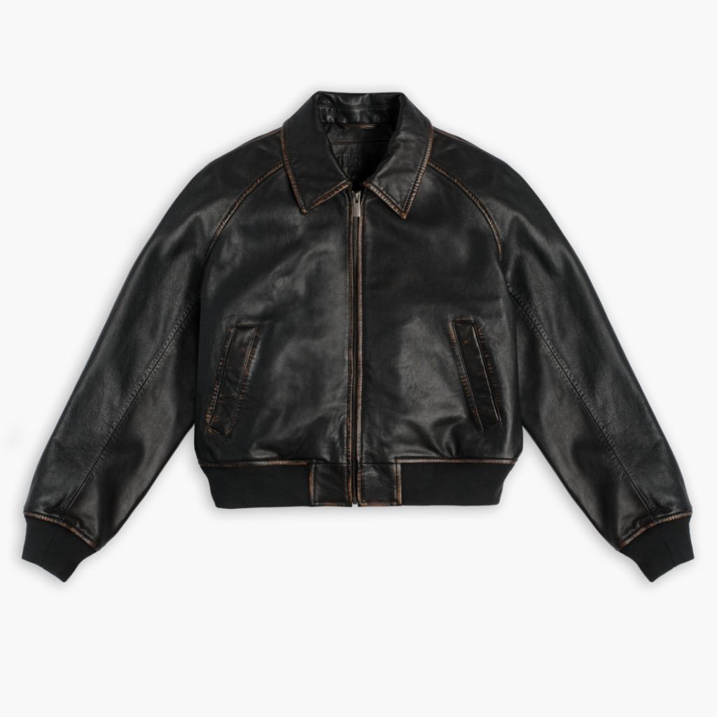 Women's Major League Jacket | Black Mocha