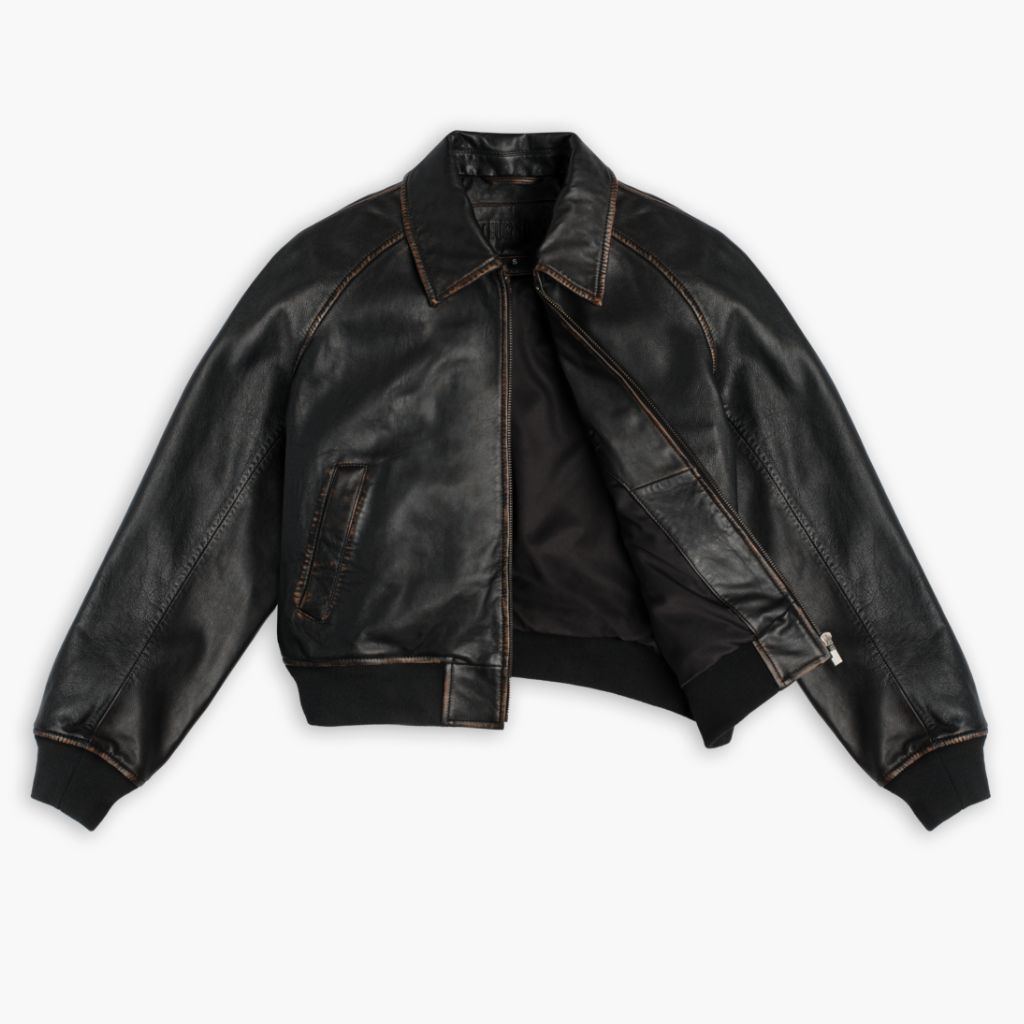 Women's Major League Jacket | Black Mocha