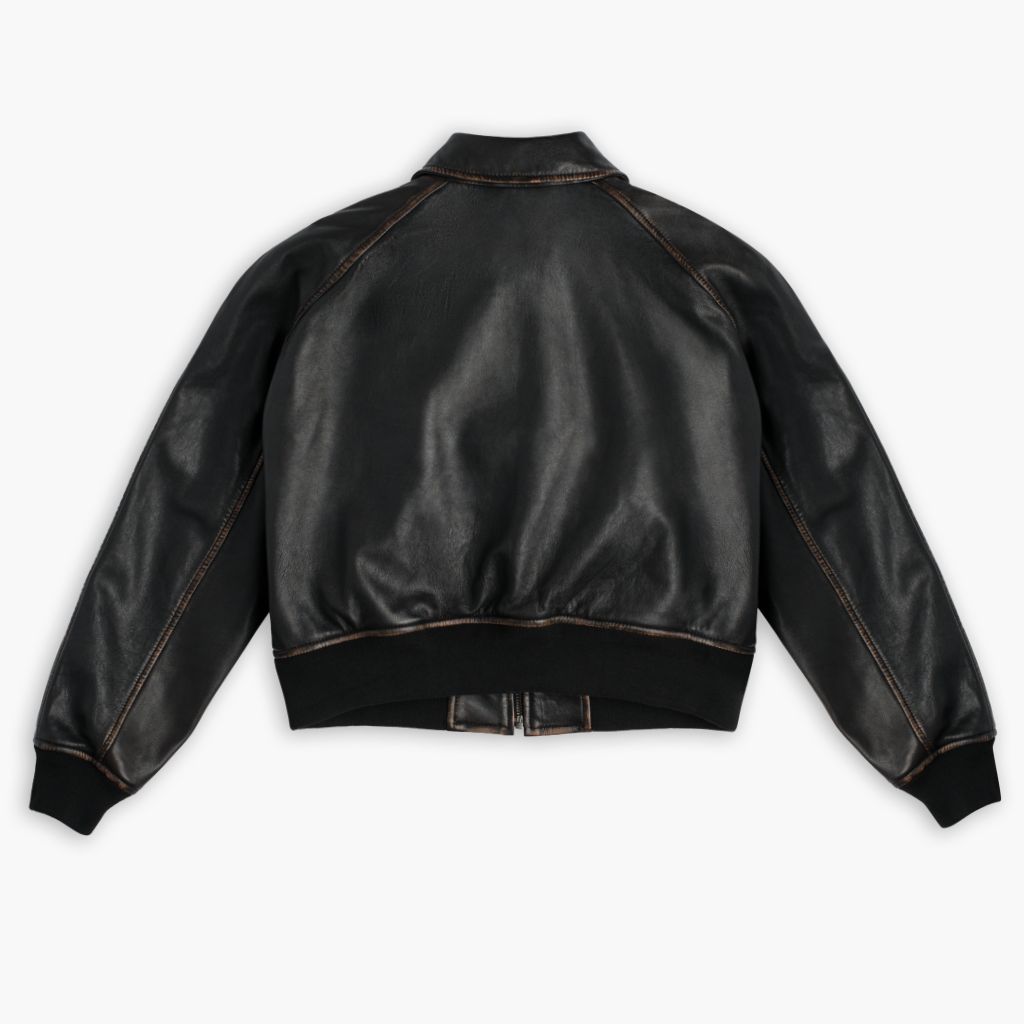Women's Major League Jacket | Black Mocha