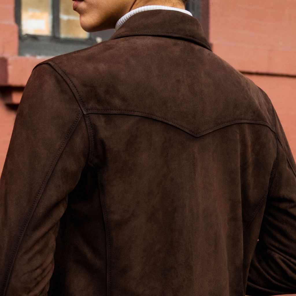 Women's Suede Western Jacket | Brown