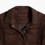 Women's Suede Western Jacket | Brown