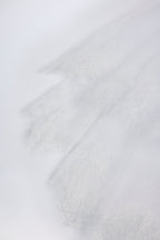 Lace-Trim Veil in White — Bridal Accessories