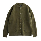 Men's Wool-Blend Button-Front Cardigan
