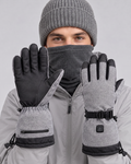Men's Electric Heated Winter Gloves — Gray — hero [WB split final 57]