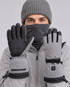Men's Electric Heated Winter Gloves — Gray — hero [WB split final 57]
