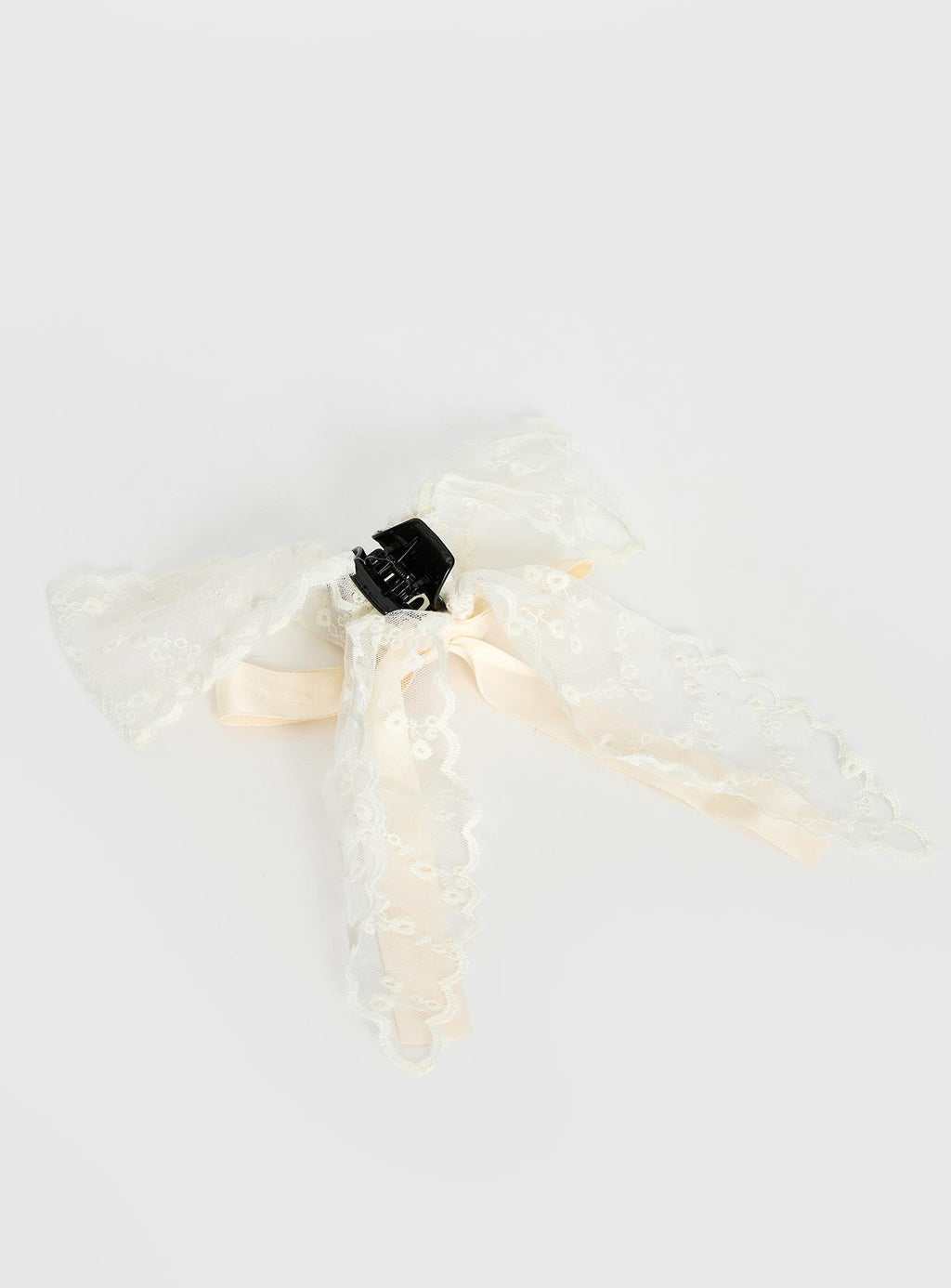 Bellarosa Lace Bow White — Hair Accessories