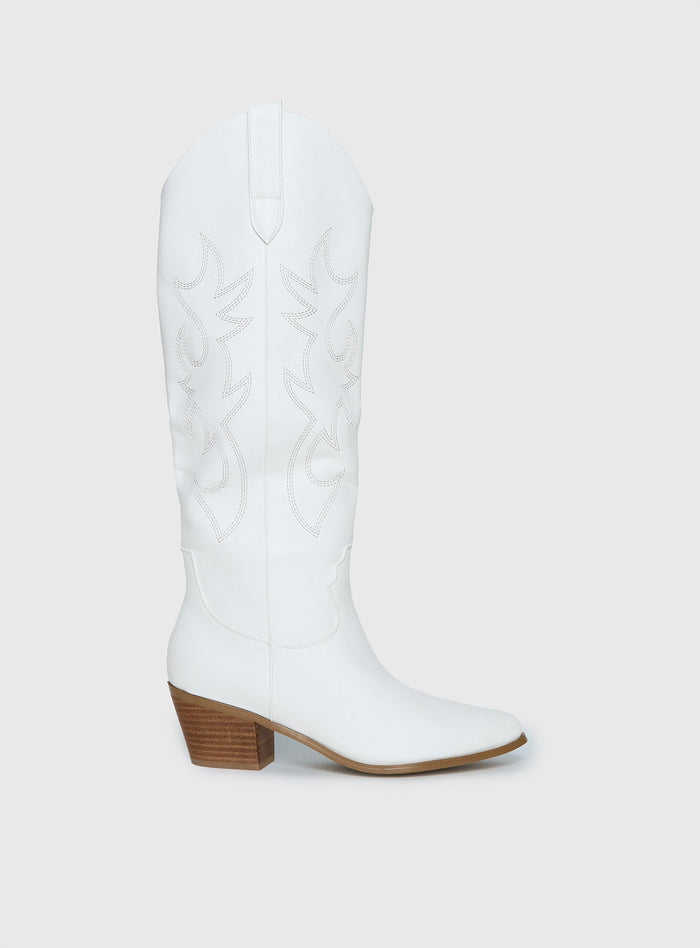 Women's Billini Urson Boots White