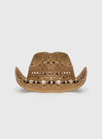 Azuria Straw Cowboy Hat Tan