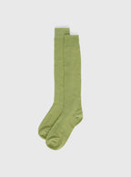 Women's Zaydee Ribbed Socks Green