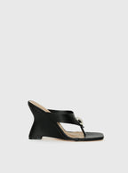 Women's Gifted Thong Heels Black