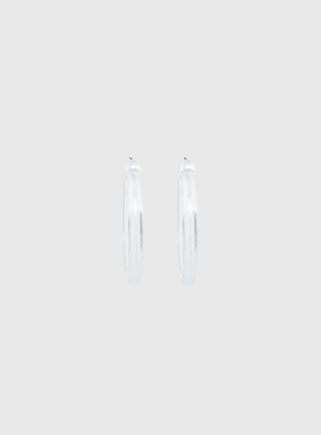 Stars Shine Hoop Earrings Clear