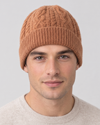 Men's Thick-Knit Cashmere Beanie — hero [WB final 4:5 14]