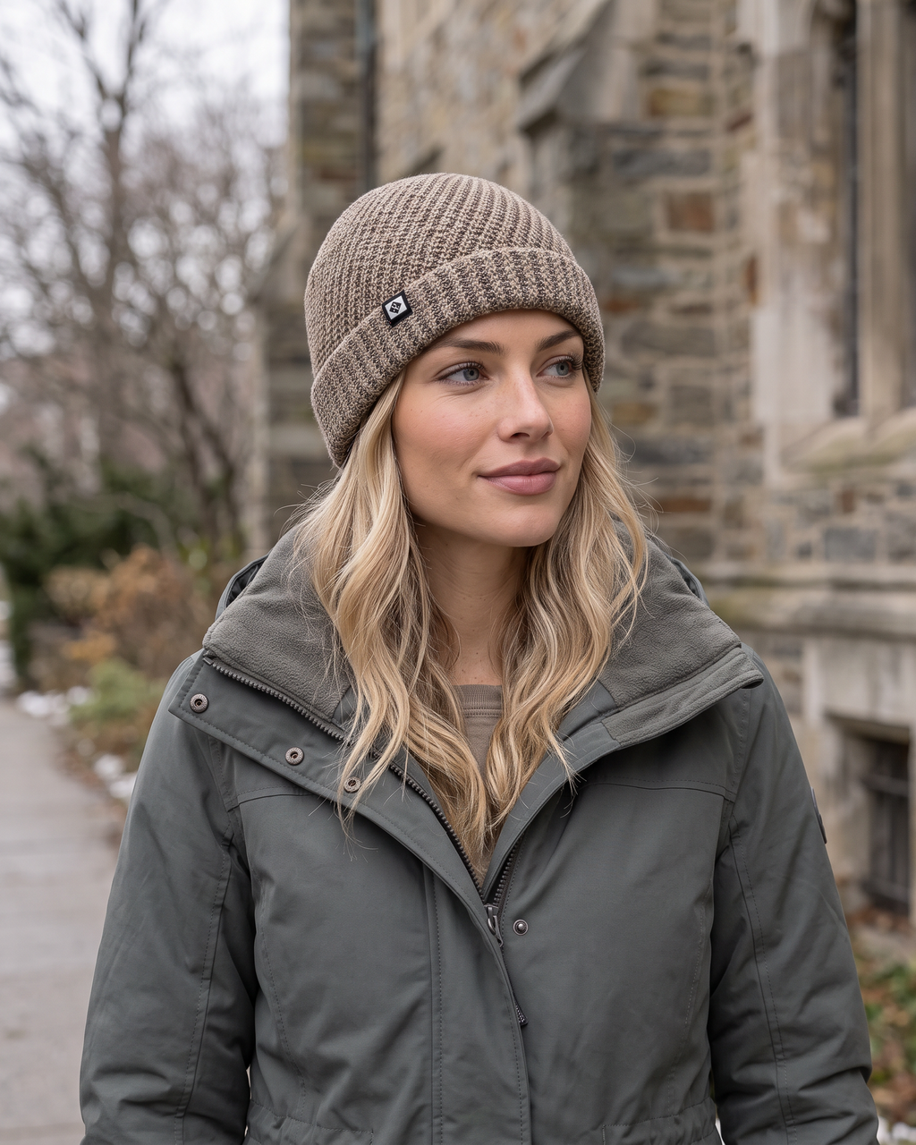 Women's Fleece-Lined Knit Beanie — lifestyle [wb-gender-final-96]