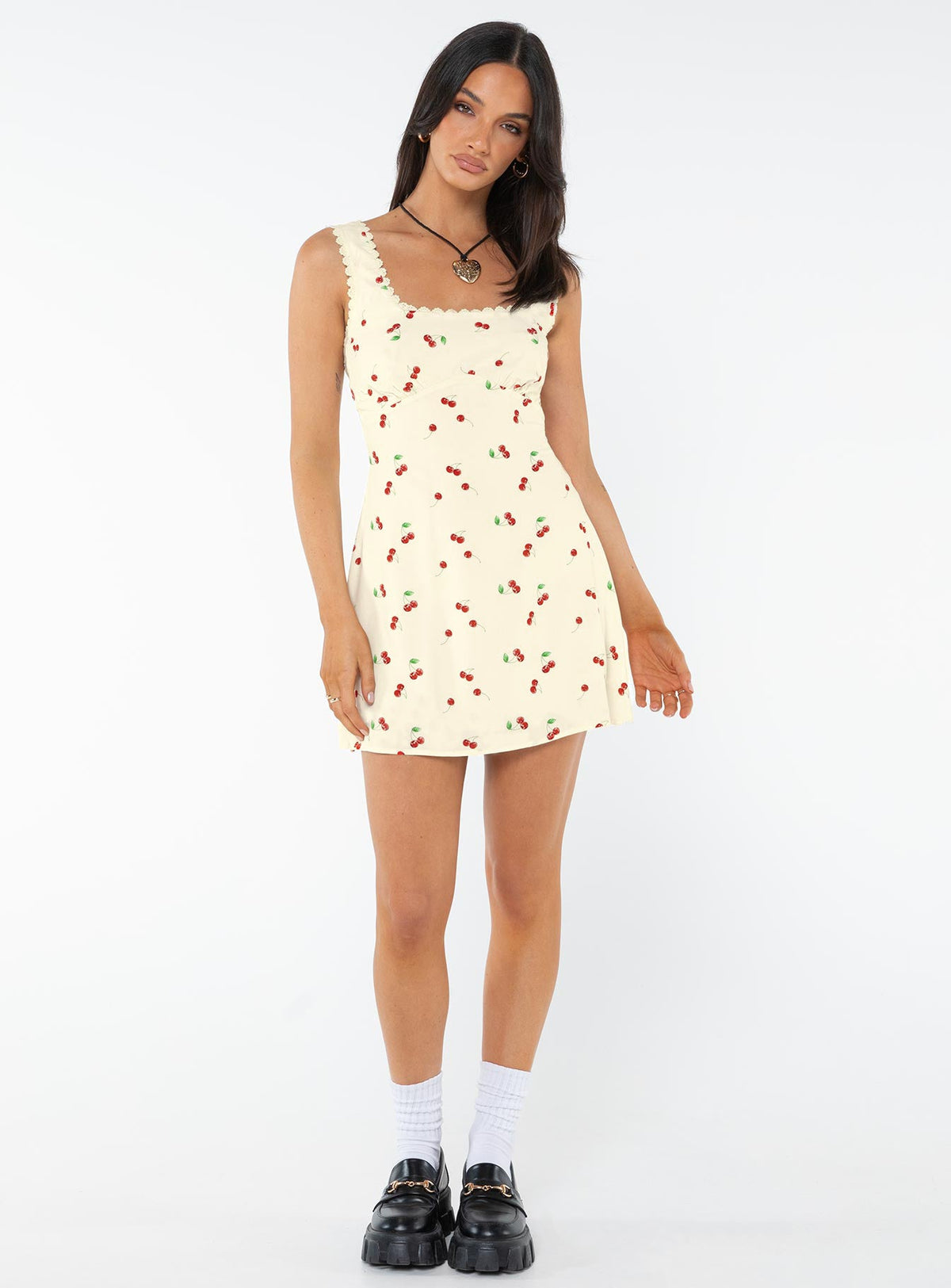 Women's Dasha Mini Dress Cherry — Dress