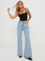 Women's Off Stage Bodysuit Black