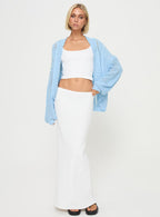 Women's Abner Cable Cardigan Blue — Sweater