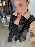 Women's Nirvana Bomber Jacket Camel