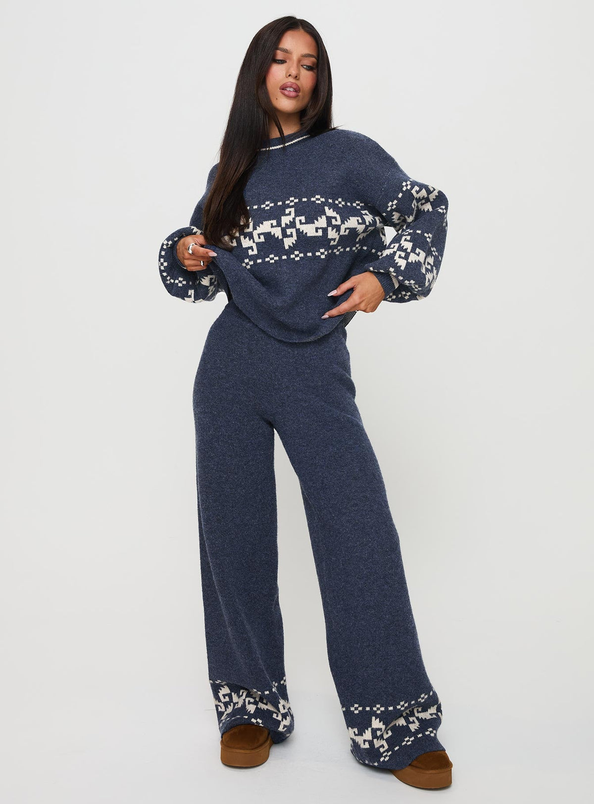 Women's Alpine Sweater Navy / Cream