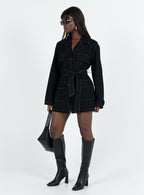 Women's Giselle Mini Dress Dark Denim — Dress