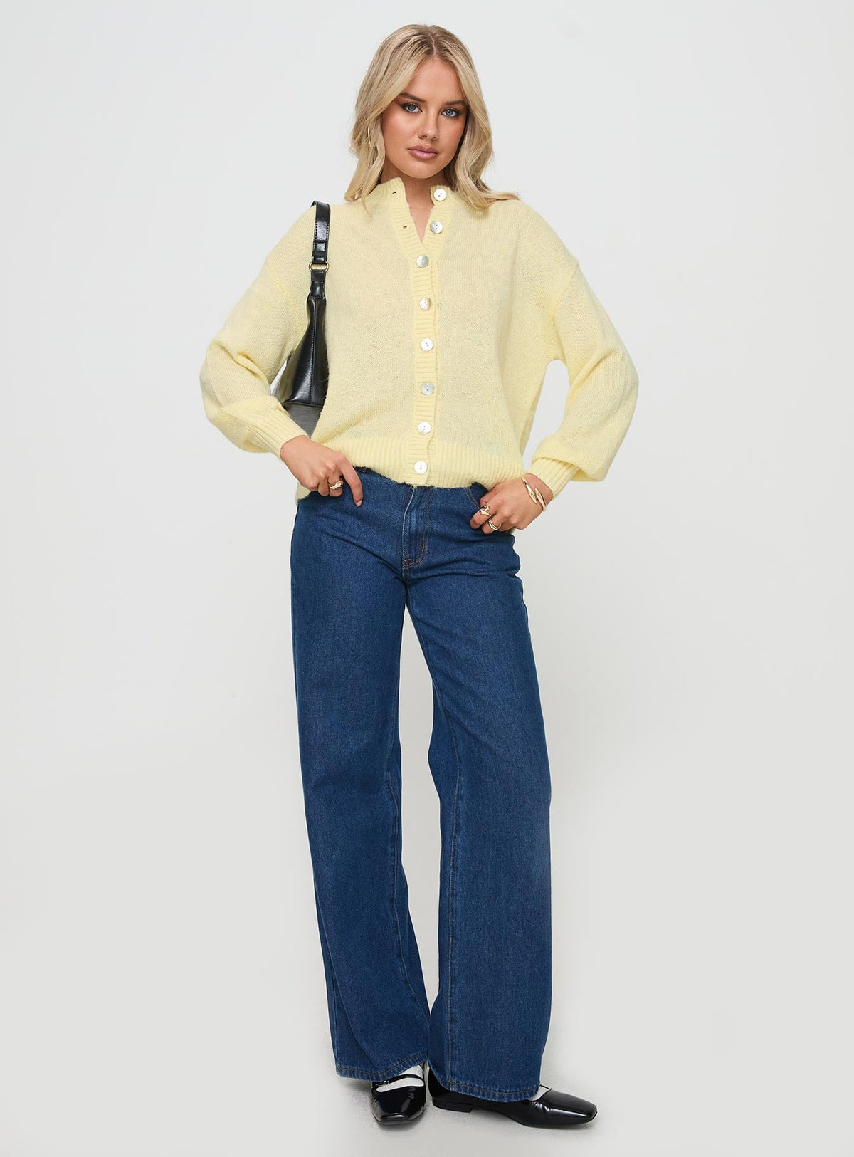 Women's Sunbeam Cardigan Yellow — Sweater