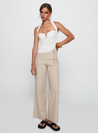 Women's Isabetta Halter Top White