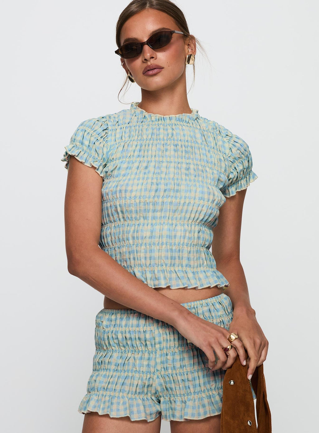 Women's Go Retro Shirred Set Multi