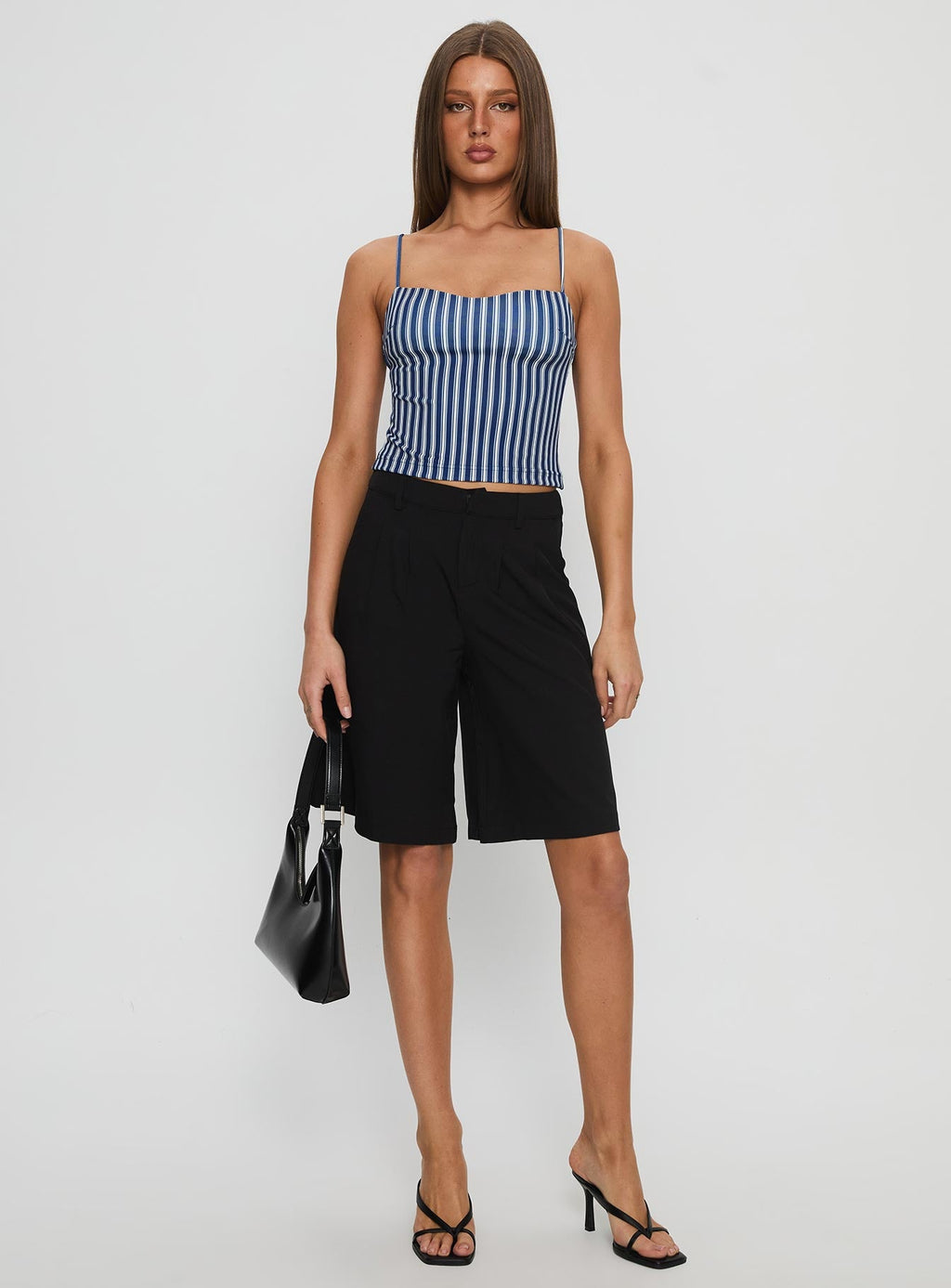 Women's Evanda Top Blue Stripe