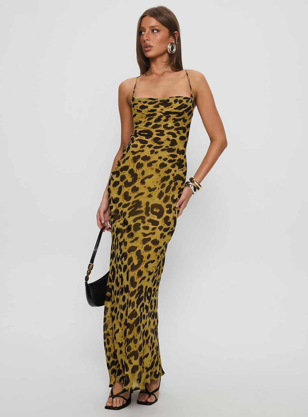 Women's Celena Maxi Dress Leopard — Dress