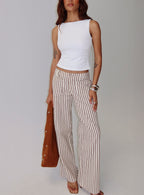 Women's Harpur Backless Top White