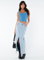 Women's Back In Time Top Blue