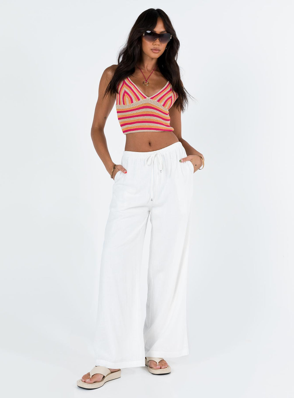 Women's Ogilvie Linen Blend Pants White